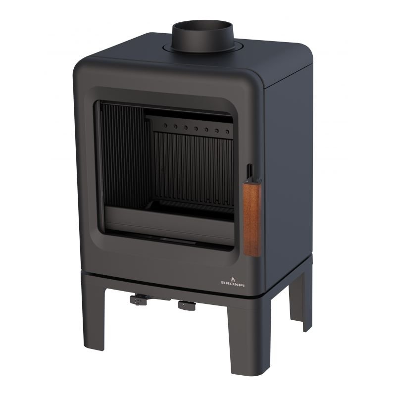 BRONPI Lira Kaminofen aus Gusseisen, 5 kW.