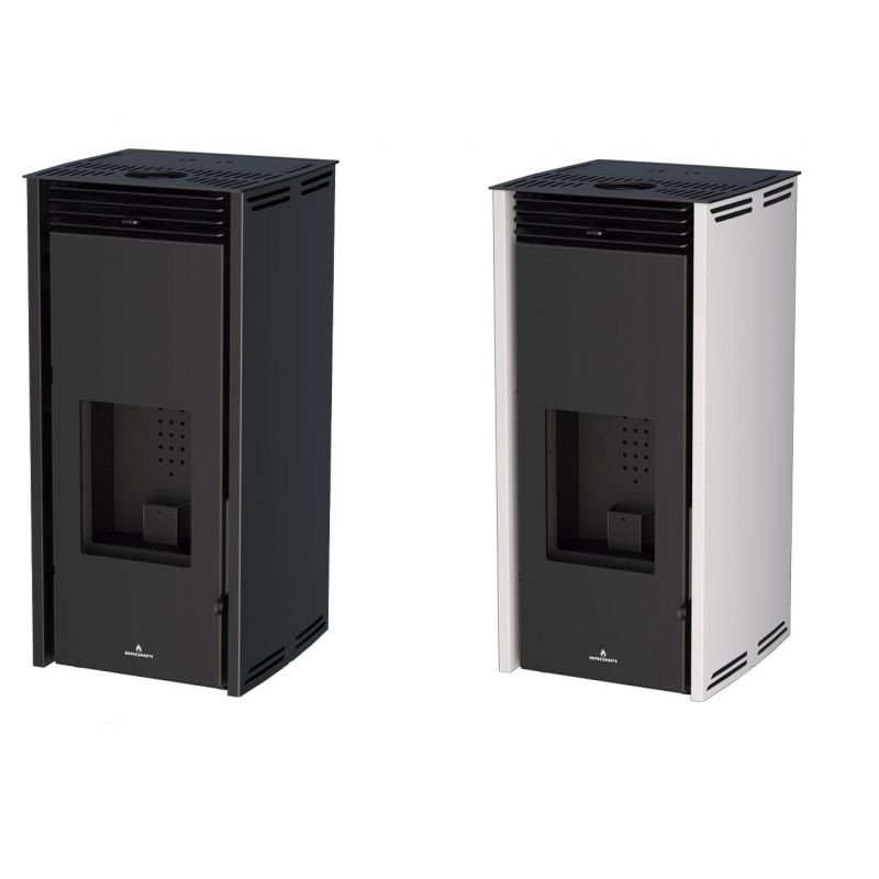 BRONPI Free 6 Pelletofen ohne Strom – 6 kW, natürliche Konvektion, 91 % Wirkungsgrad